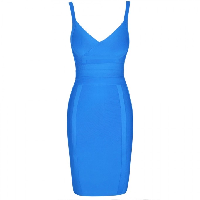 Strappy Sleeveless Backless Mini Bandage Dress PP19055