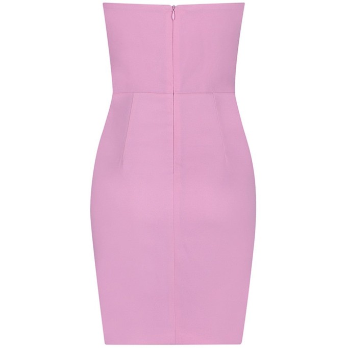 Strapless Sleeveless Mini Bodycon Dress HB6253